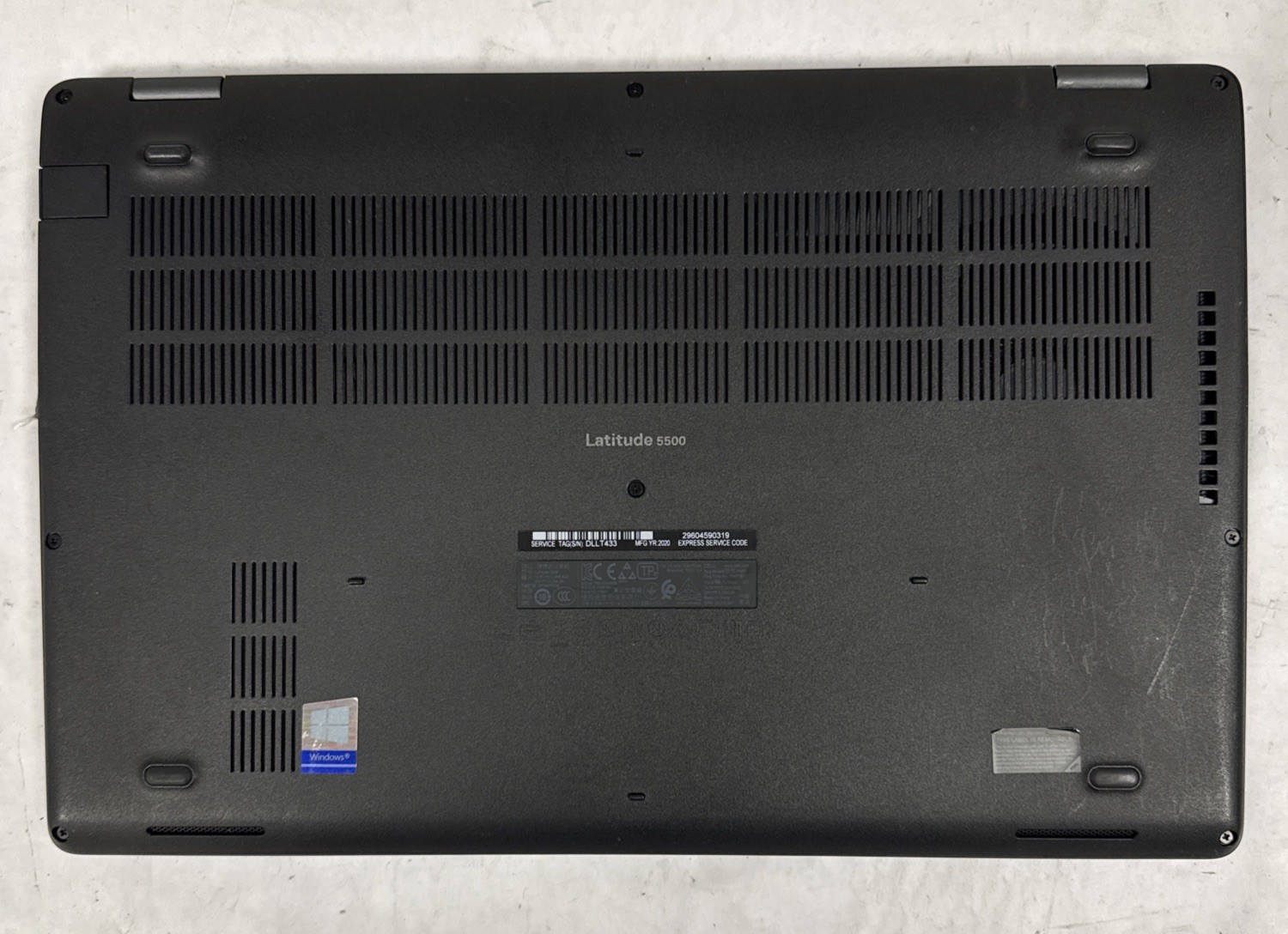 Dell Latitude 5500 15.6” i7-8665U 16GB 512GB SSD Win11 Pro 100% Battery + AC