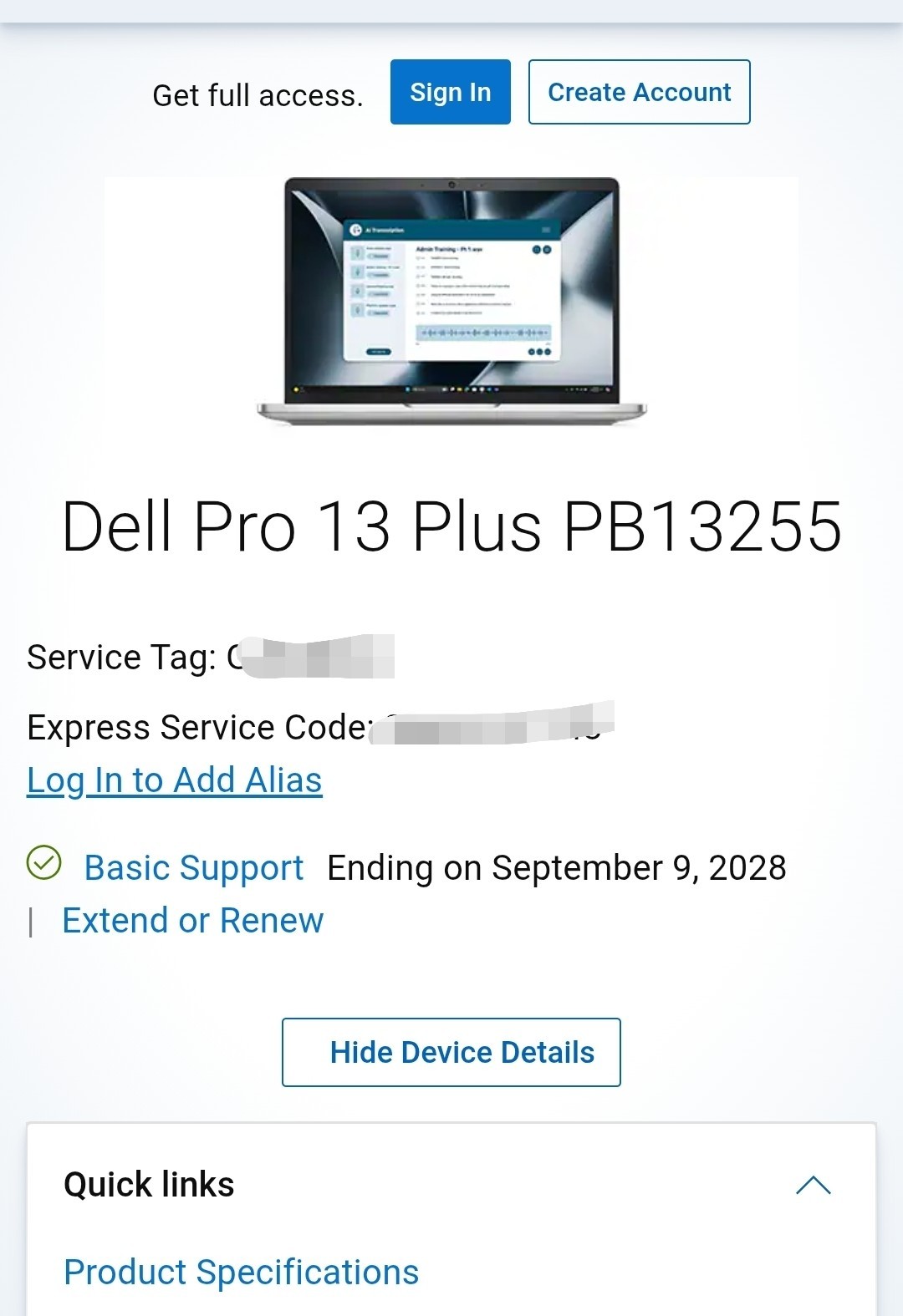 Dell Pro 13 Plus 13.3″ Ryzen AI 7 PRO 350, 32GB 512GB SSD, 4G LTE, Platinum, NEW