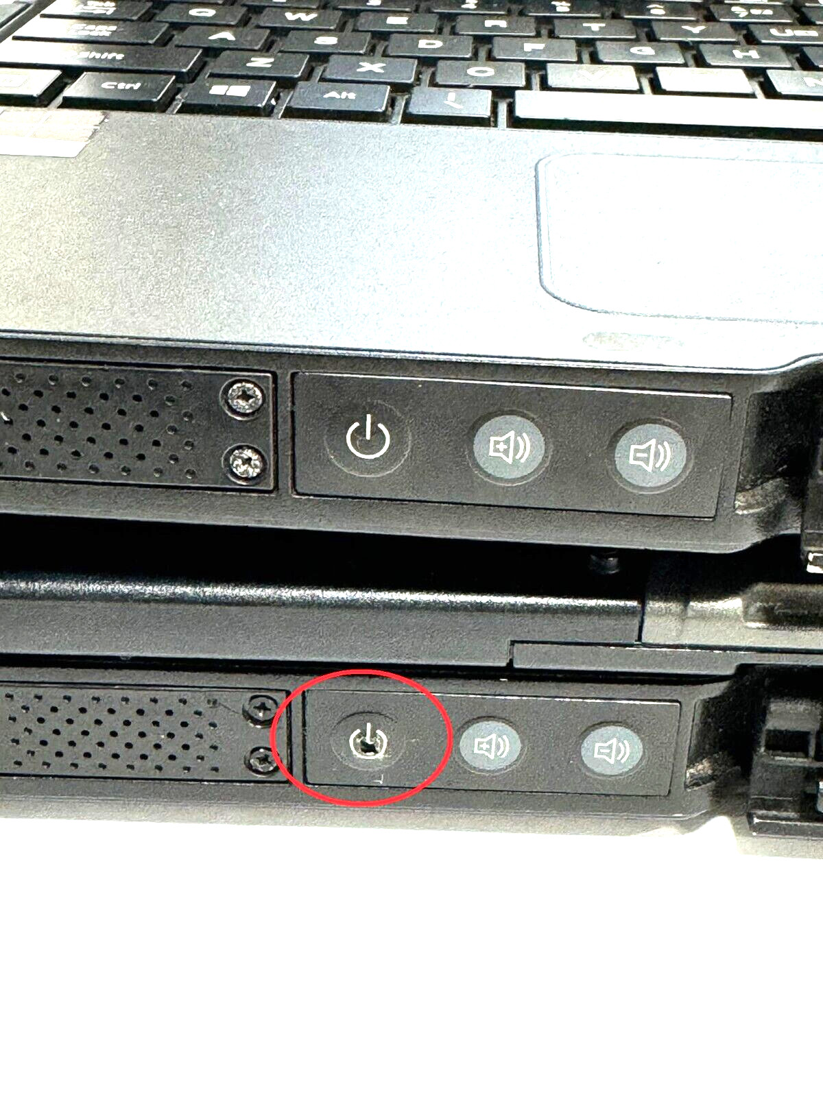 Lot of 2 Getac V110 i7-5500U 8GB Ram NO CADDY/NO SSD/NO Charger
