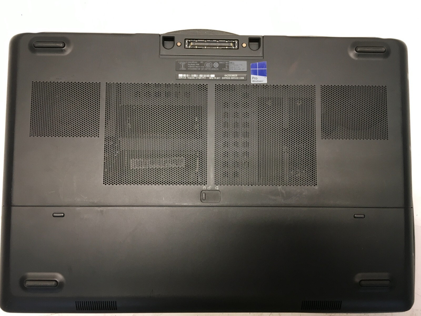 Dell Precision 7710 Intel Xeon E3-1535M v5 2.9GHz 8GB Quadro M3000M – READ DESC
