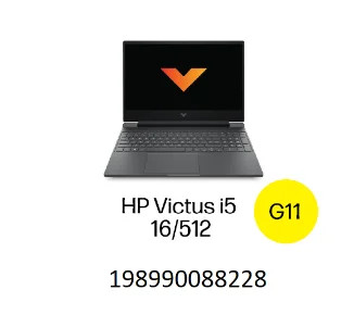 HP Victus 15.6 inch FHD 144Hz IPS Win 11 Gaming Laptop Intel Core i5-13420H 16GB