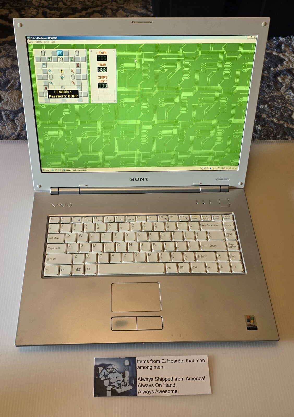 Sony Vaio VGN-N130G PCG-7T1L 1GB ram 80gb hdd 1.6ghz Core Duo Tested READ FIRST
