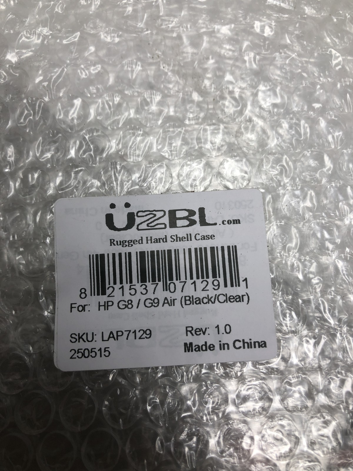 UZBL Air Hard Shell Case For HP ChromeBook 11 G9/G8 Protective Clear Cover 1Pk