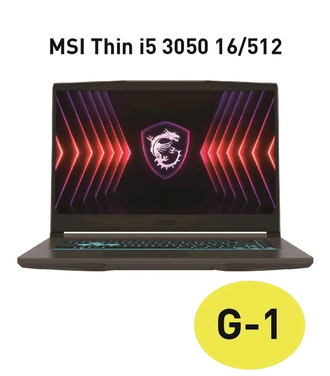 MSI Thin 15 B13UC-1000US 15.6″ Gaming Laptop i5-13420H 3050 16GB 512GB Win11