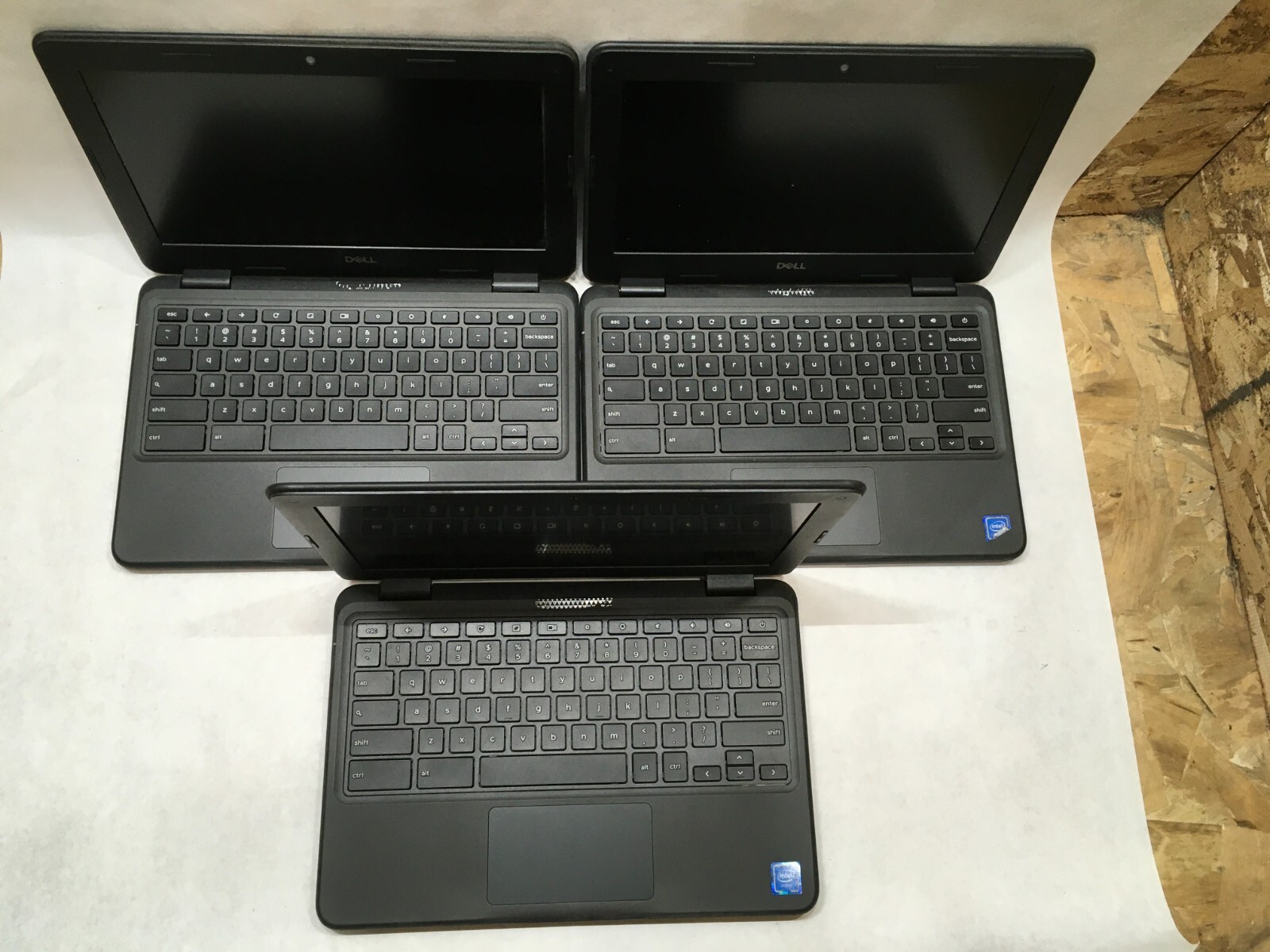 Dell Chromebook 5190 Lot of 3 Celeron Power Issues Does Not Power On- FT