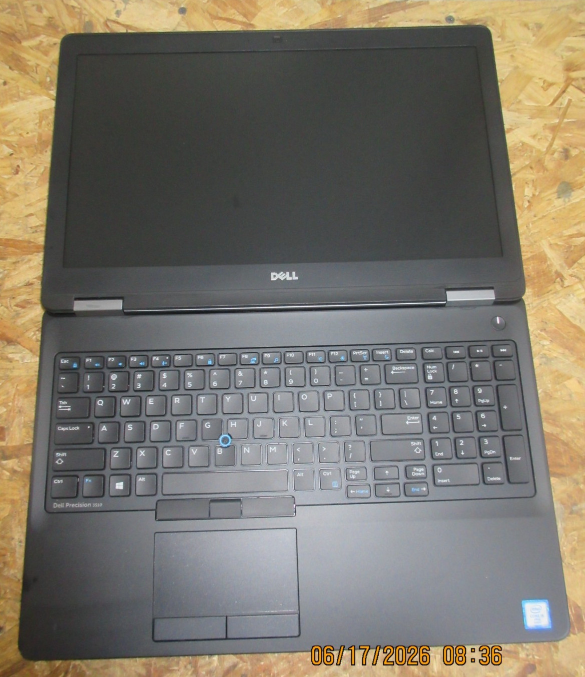 Dell Precision 3510 Core i5-6th @ 2.60GHz 128GB SSD 8GB RAM Win11P LAPTOP.