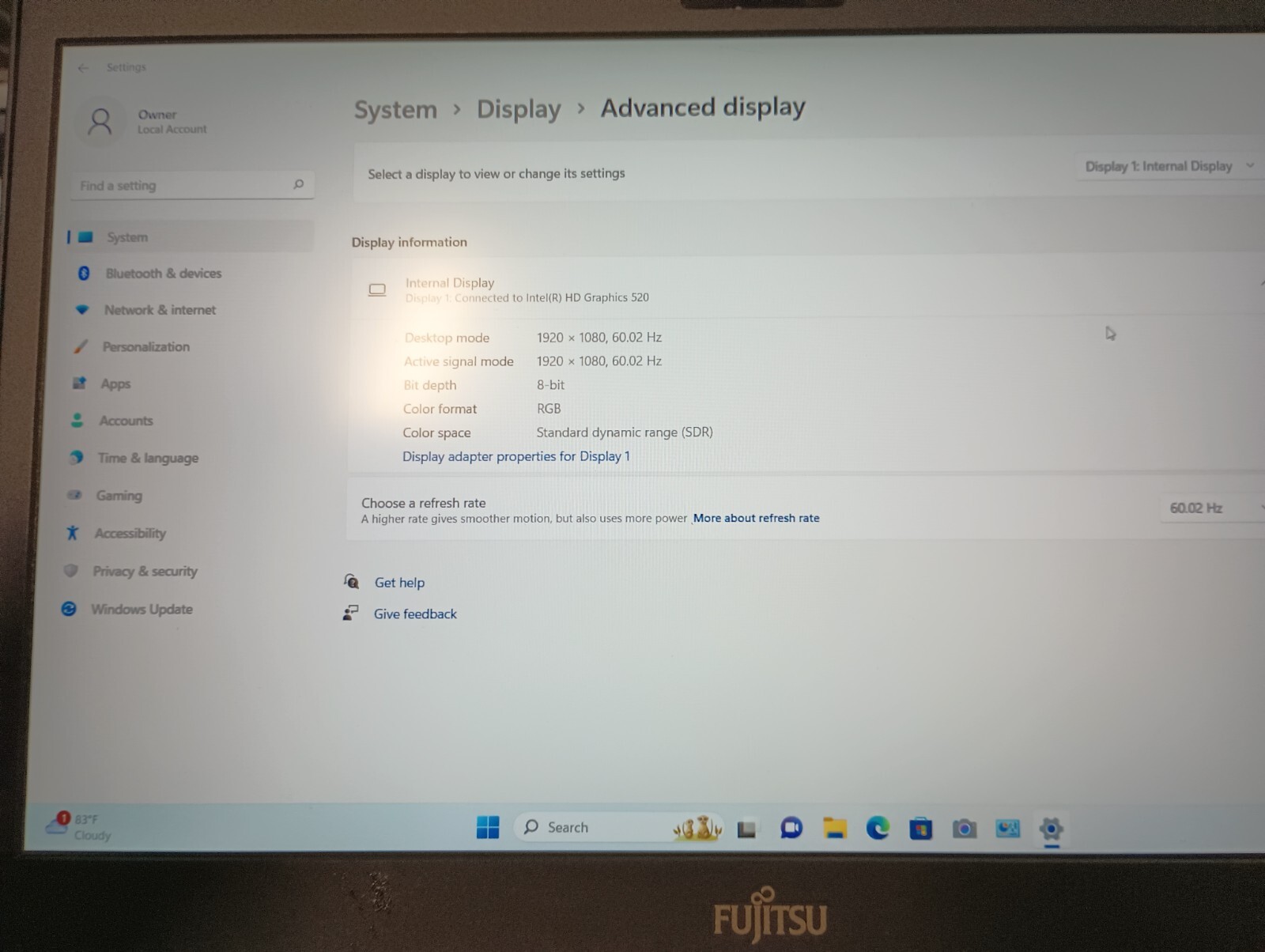 7081 LifeBook U747 w/genuine Fujitsu Charger!! i5 6th gen.8GB.256GB M.2.14″ FHD.