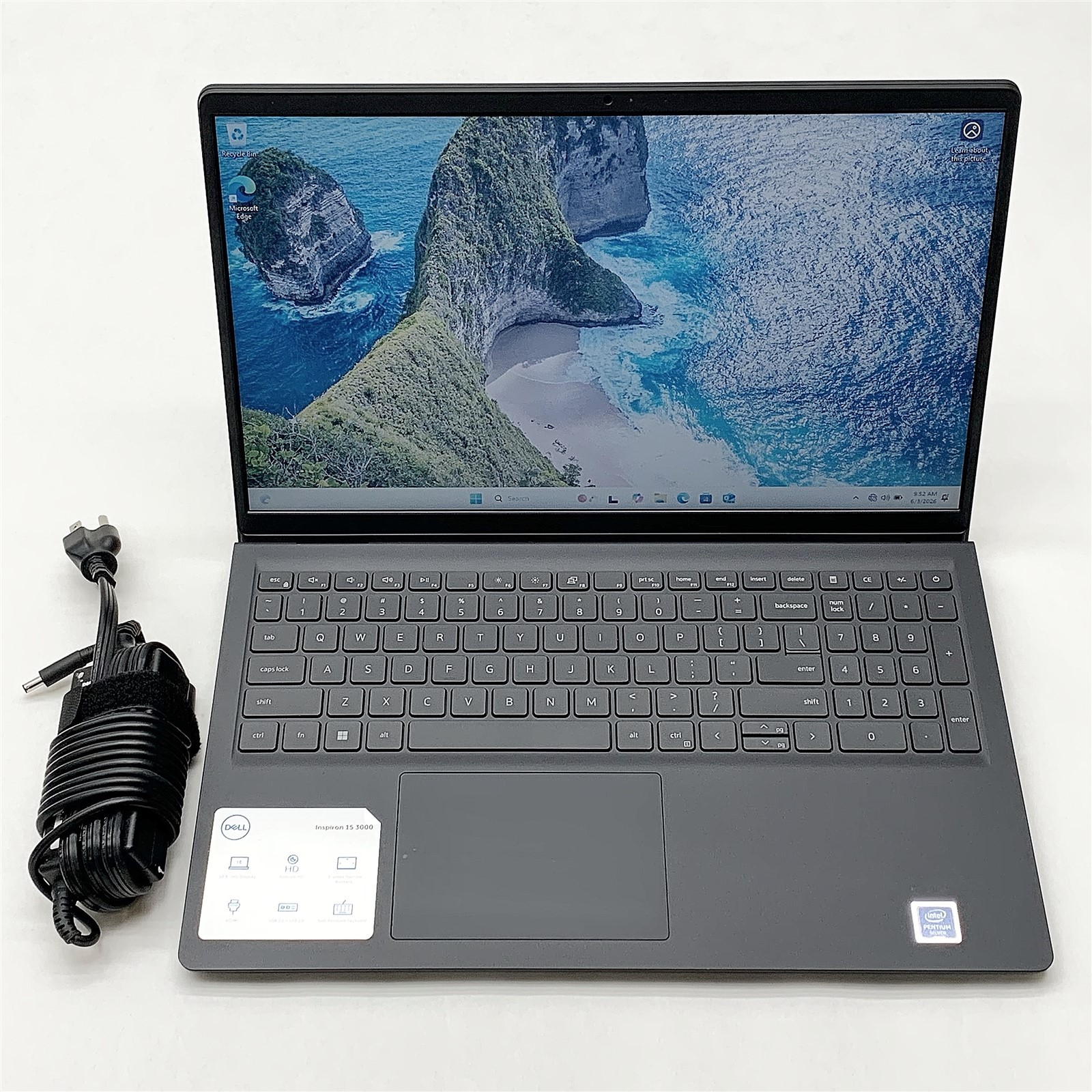 Dell Inspiron 3510 Laptop Pentium Silver N5030 1.1GHZ 15.6″ HD 16GB 256GB Win 11