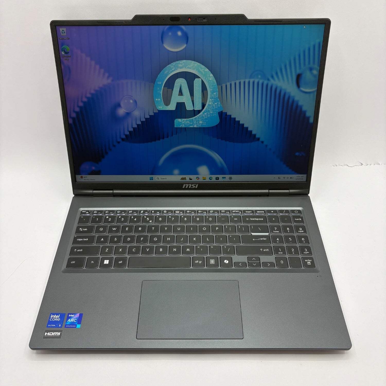 MSI Venture 16 AI A1MTG 16″ Core Ultra 5 125H 3.6GHz 16GB RAM 512GB SSD
