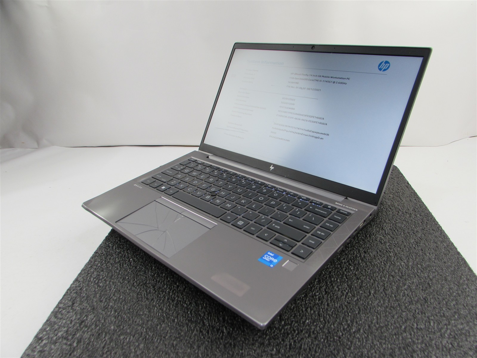 HP ZBOOK FIREFLY 14 (G8) 1920X1080 FHD I5-1145G7 512GB SSD 16GB RAM NO O.S