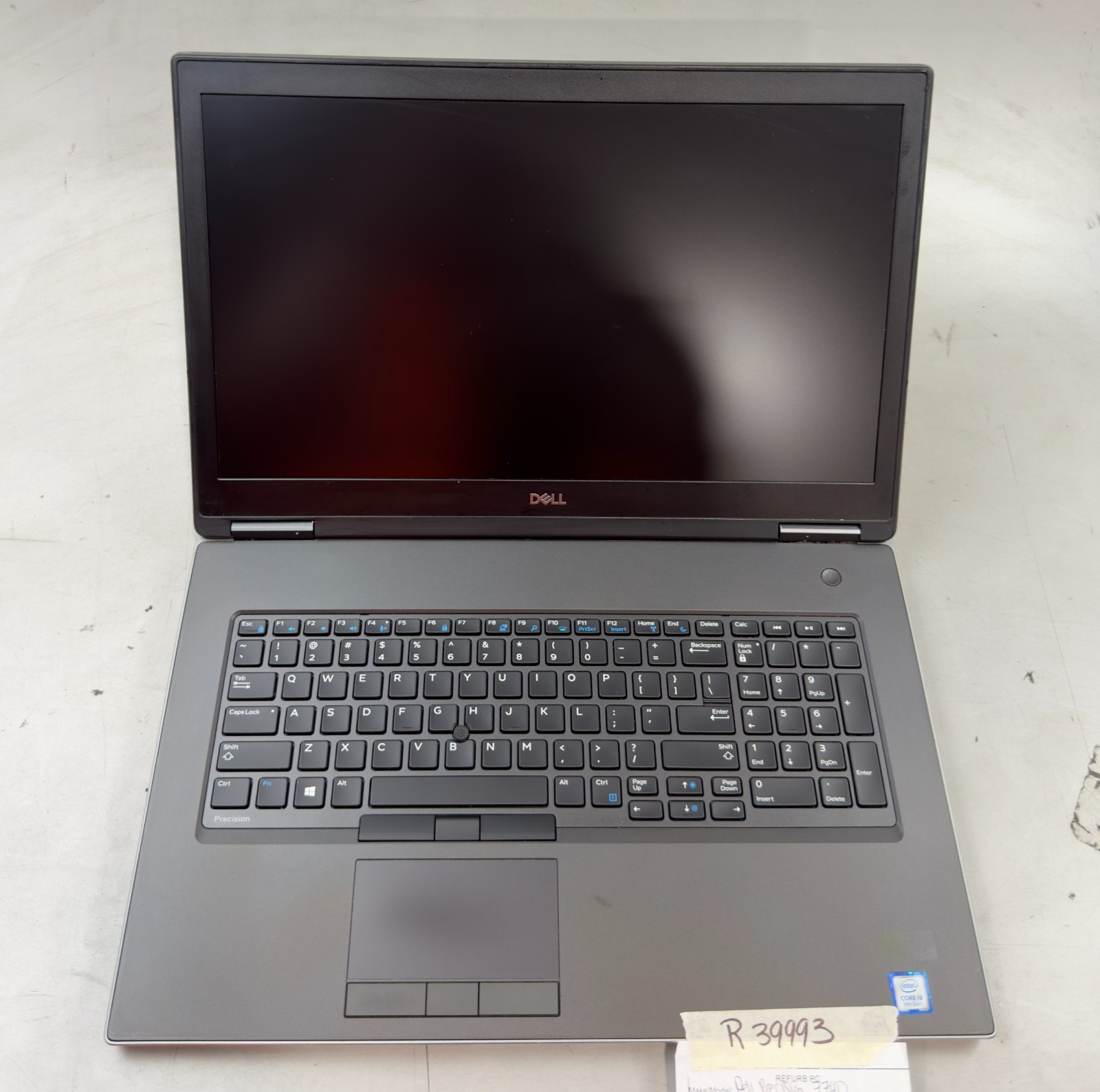 (Lot of 3) Dell Precision 7740 i9-9980HK RTX 3000 / NO SSD -RL6134