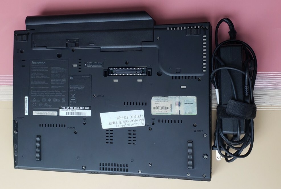 LENOVO THINKPAD R61 14″ Intel Core 2 Duo 1.8GHz 4GB RAM 160GB HDD WIFI WIN 10
