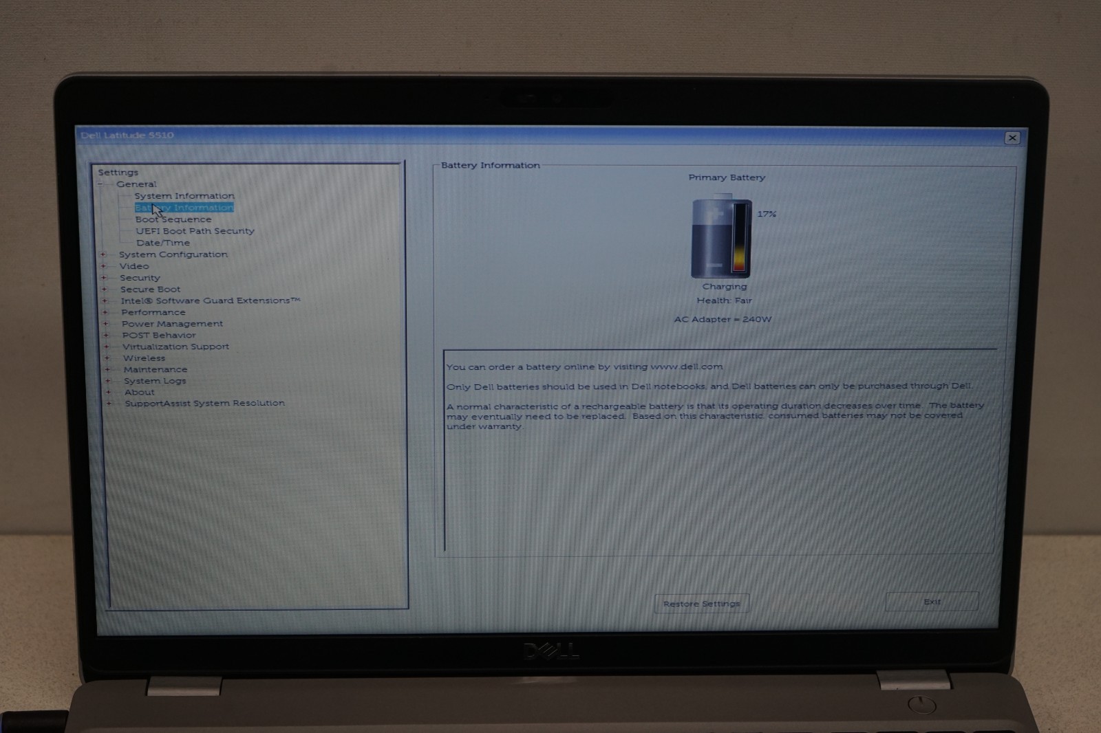 ^ Dell Latitude 5510 Intel i5-10210U @ 1.6GHz 8 GB Ram 256GB SSD No OS #X7040
