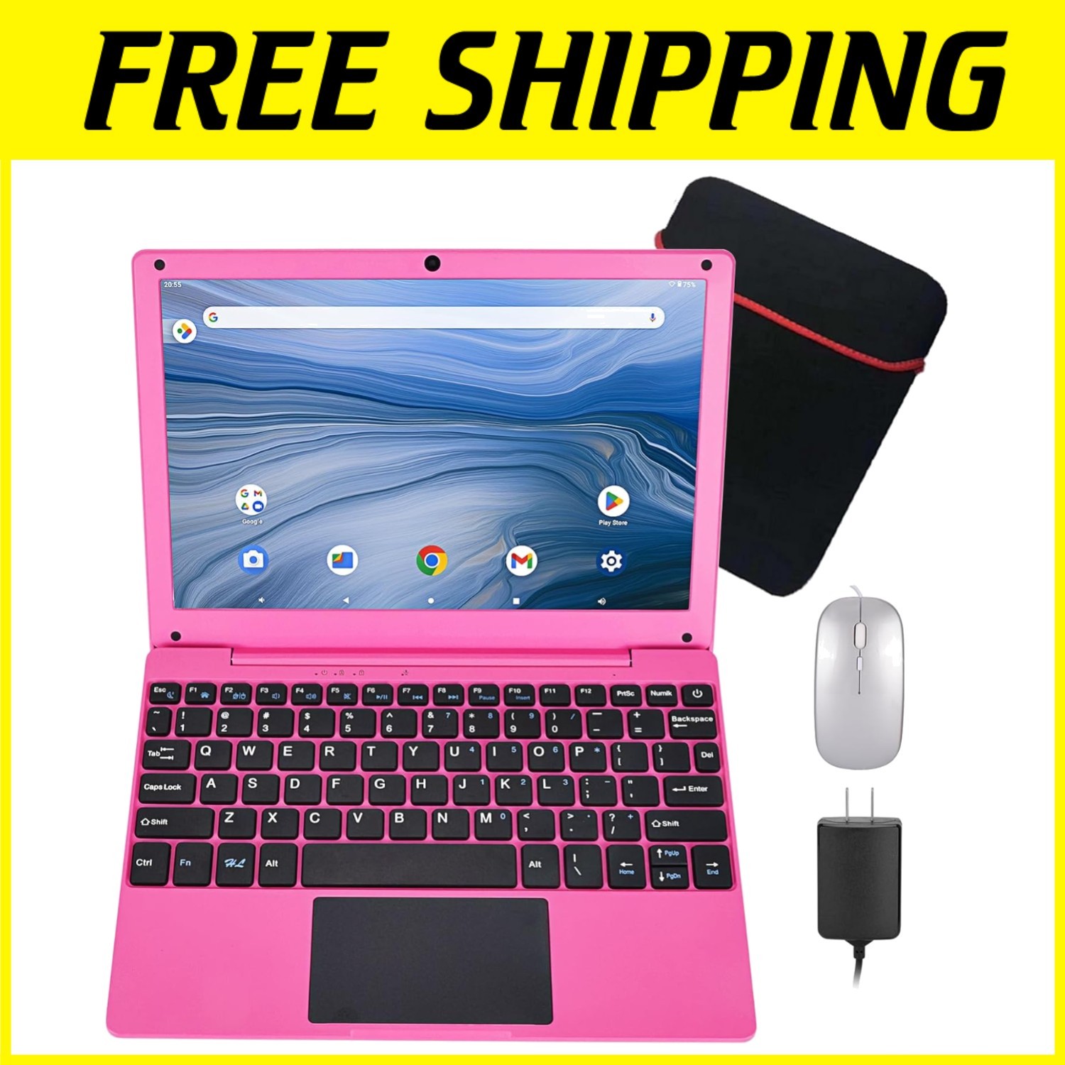 10.1Inch Laptop,Quad-Core Processor with Android 1