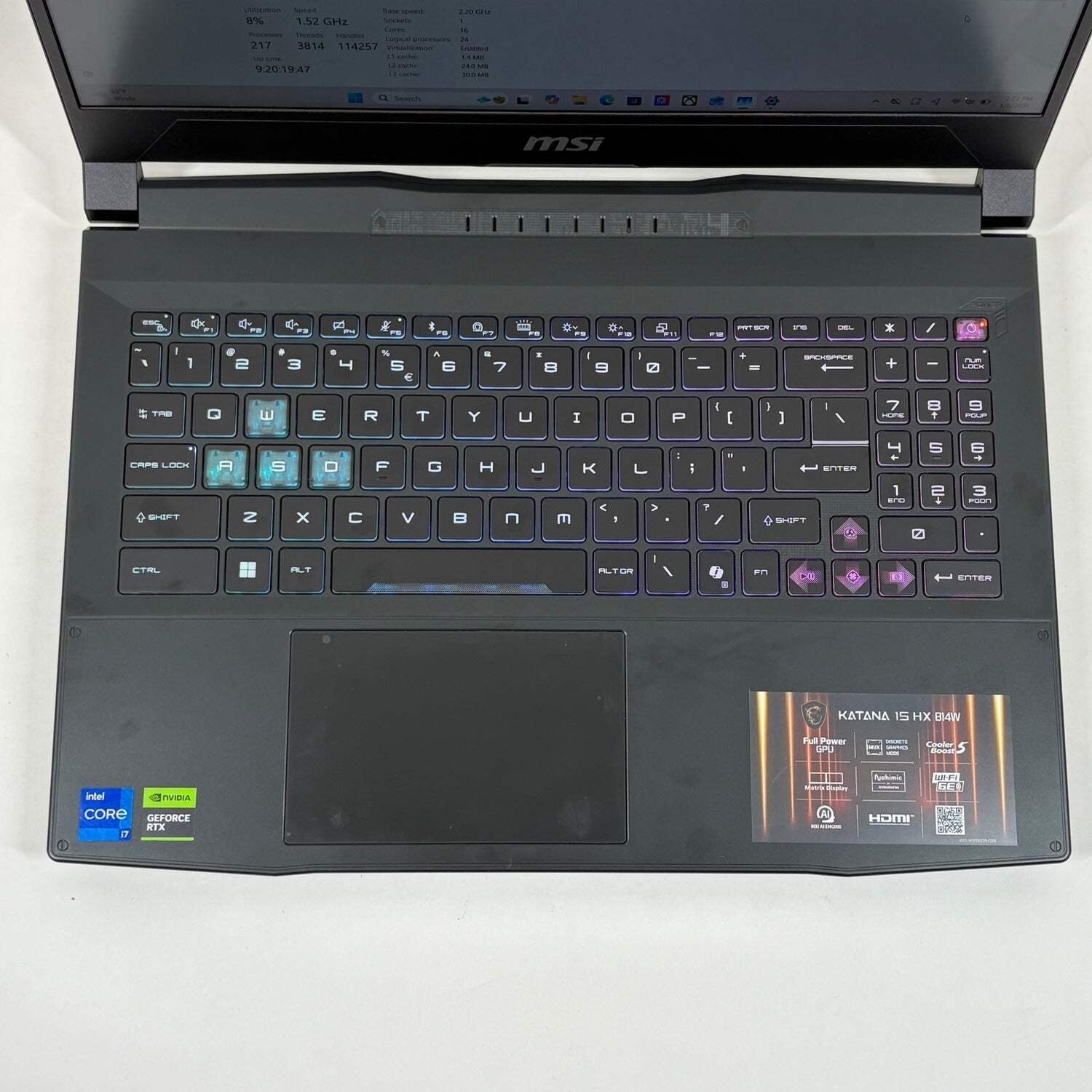 MSI Katana 15 HX 15.6″ i7-14650HX 2.2GHz 16GB RAM 500GB SSD GeForce RTX 5050
