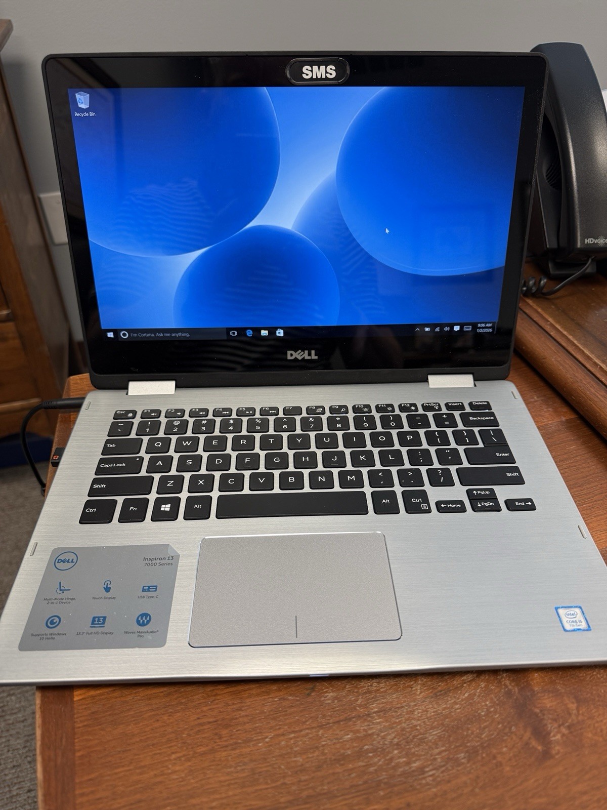 Dell Inspiron 13 7000 13 inch (256GB, Intel Core i5 7th Gen) 2 in 1 Touchscreen