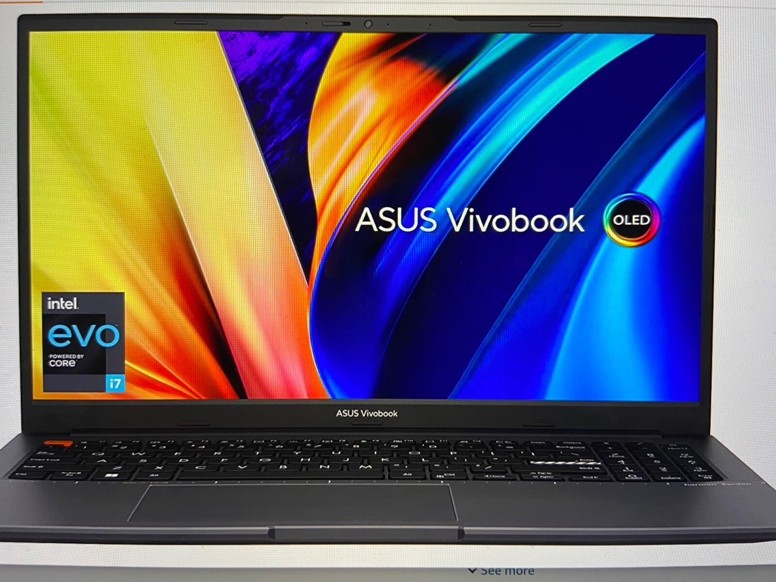 ASUS VivoBook S 15 OLED Slim Laptop, 15.6” FHD OLED Display, Intel Core i7 12 th