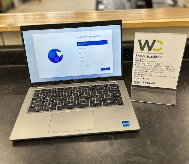 Dell Latitude 5420 Core i7 11th Gen, 16GB, Intel Iris Xe, 512GB SSD, 2021, 14″