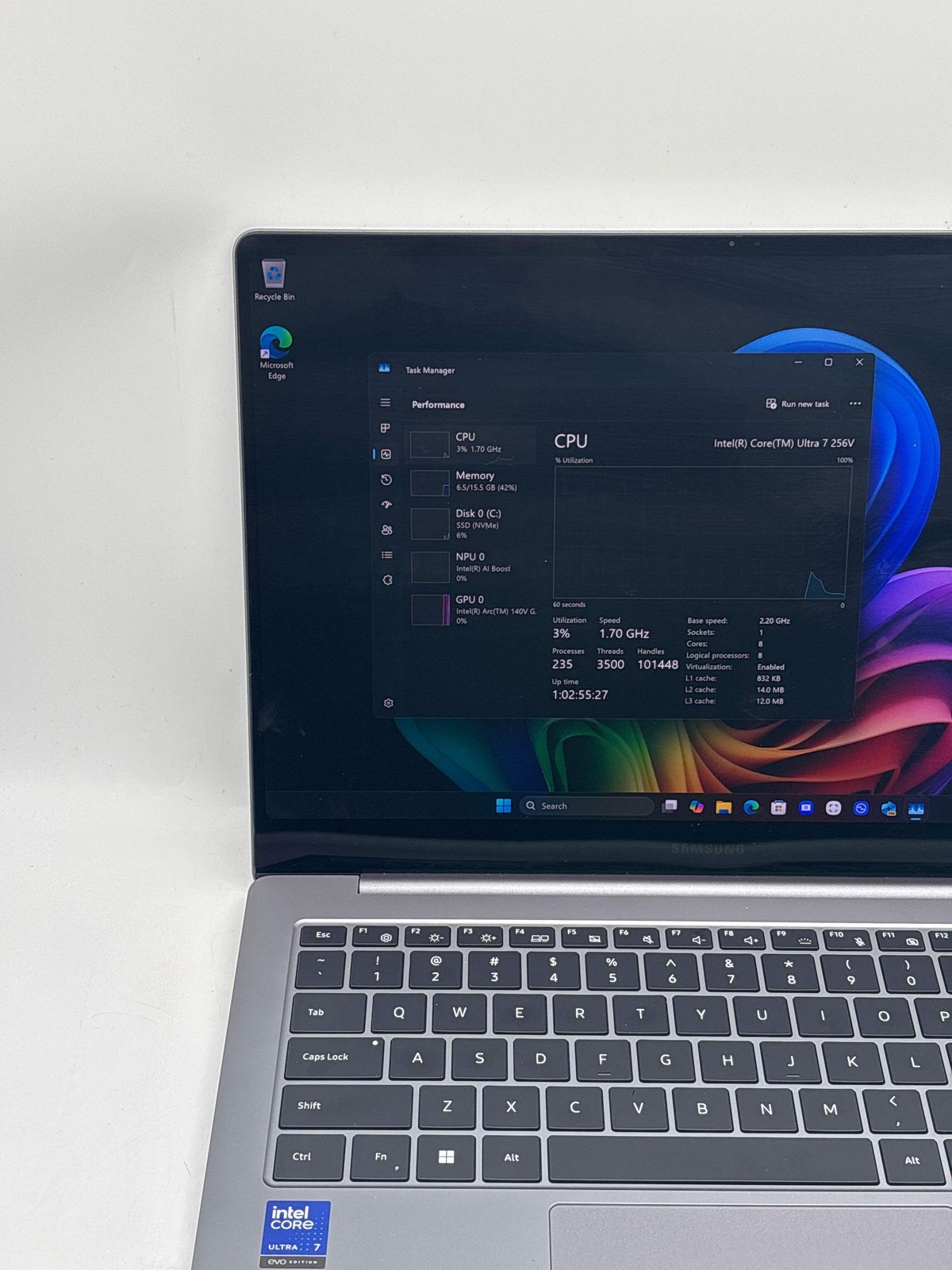 Samsung Galaxy Book NP940XHA Touch AMOLED Ultra 7 256V 16GB RAM 512GB SSD Used