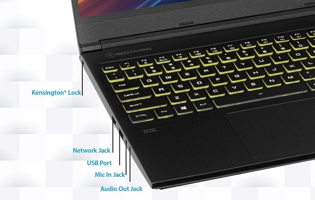 EVOO EG-LP7-BK Gaming Laptop, 15.6″ FHD, R7 4800H, RTX2060, 16GB RAM, 512GB SS