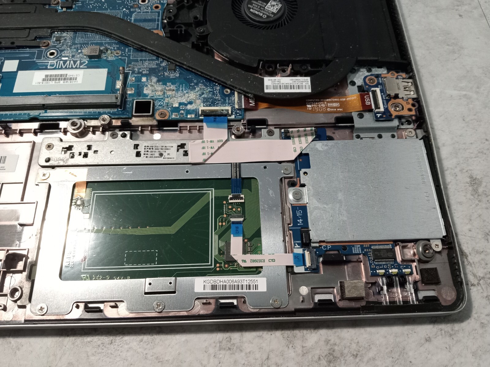 HP Elitebook 850 G5 15.6″ Laptop Intel Core i5 PARTS OR REPAIR -FM