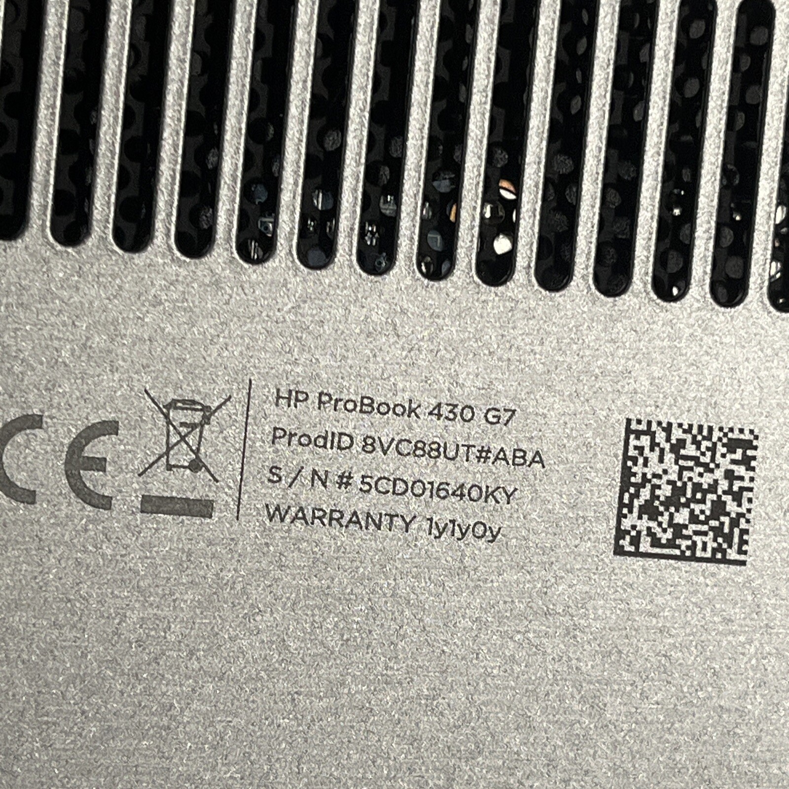 HP PROBOOK 430 G7 INTEL CORE I5 10TH GEN NO RAM NO HD