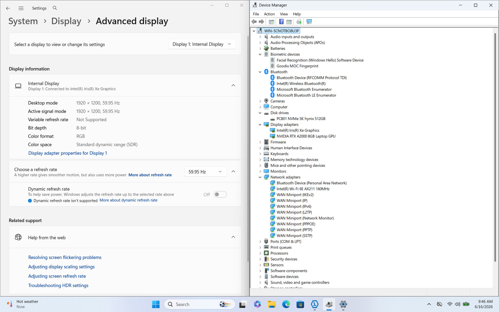 Dell Precision 5570 15.6 i7-12700H RTX A2000 32GB 512GB Workstation Grade D