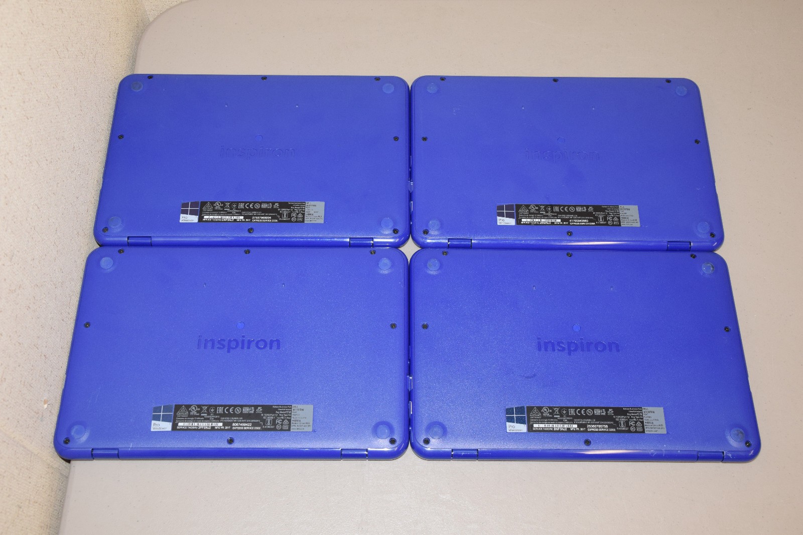 PARTS REPAIR Lot 4 Dell Inspiron 11-3162 11.6″ Celeron N3060 2GB DDR3L 32GB eMMC