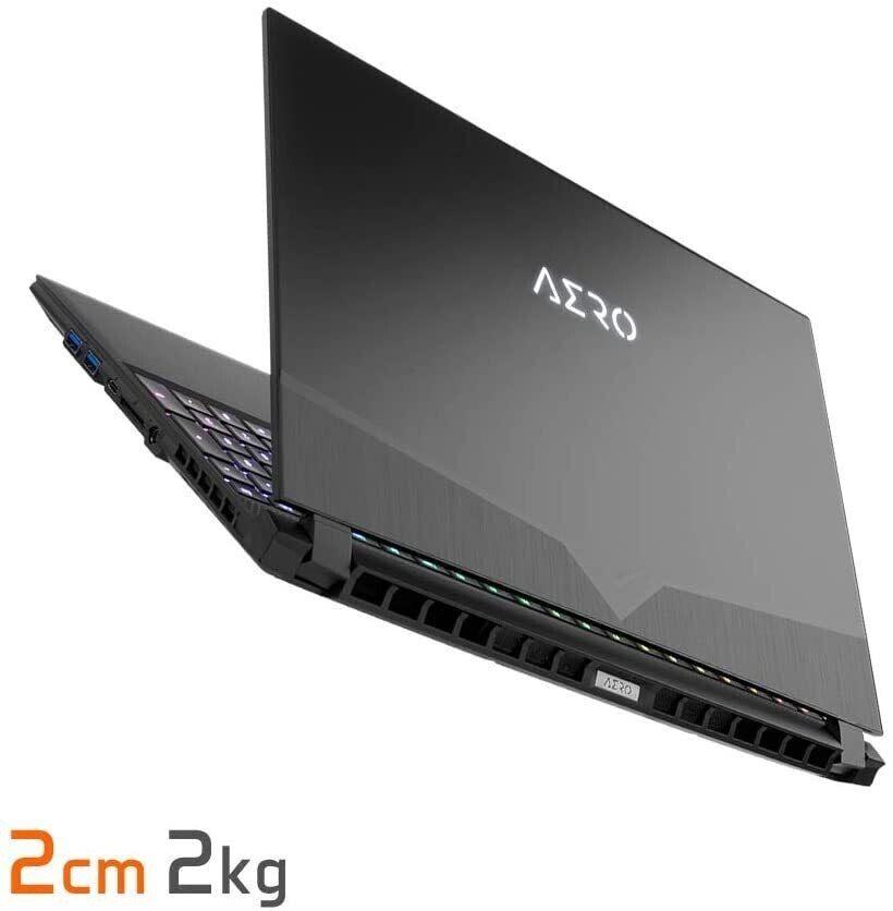 BROKEN AS-IS GIGABYTE 15.6″ UHD i7-9750H 16 RTX 2060 FPR AERO 15 OLED