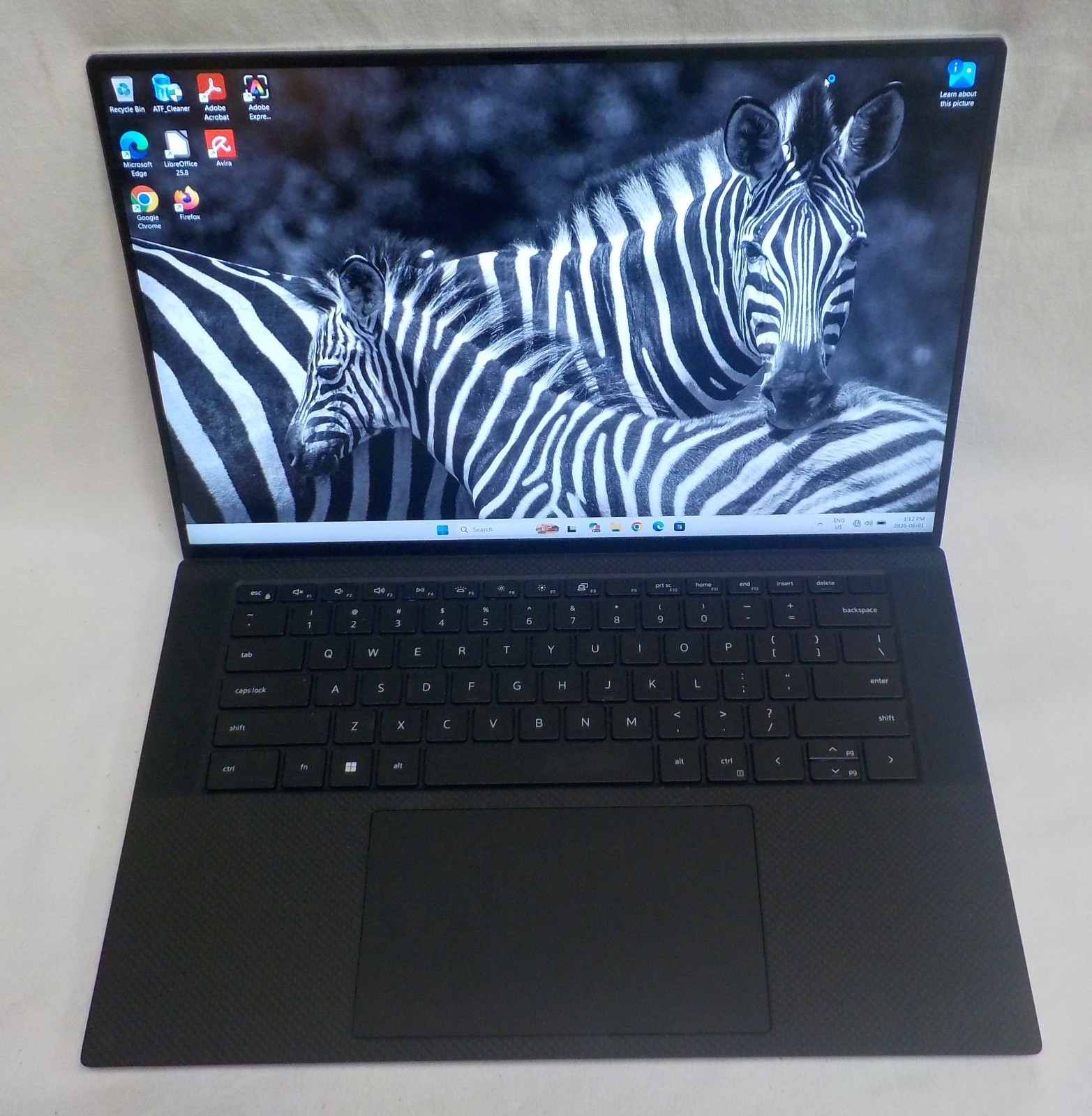 Dell XPS 15 9520 Laptop 15.6″ i5-12500H 16GB RAM 500GB Crucial M.2 SSD W.11 Pro