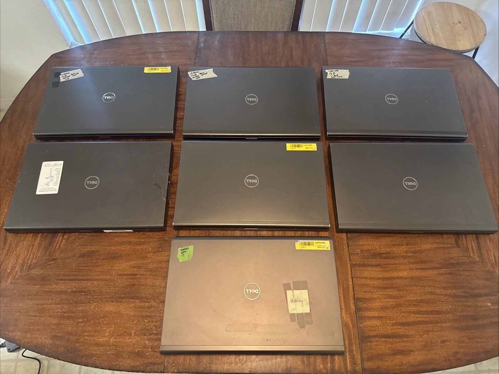 Lot of 7 Dell Precision M6800 i7-4710MQ Intel 8/16GB NO HDD/SSD/OS