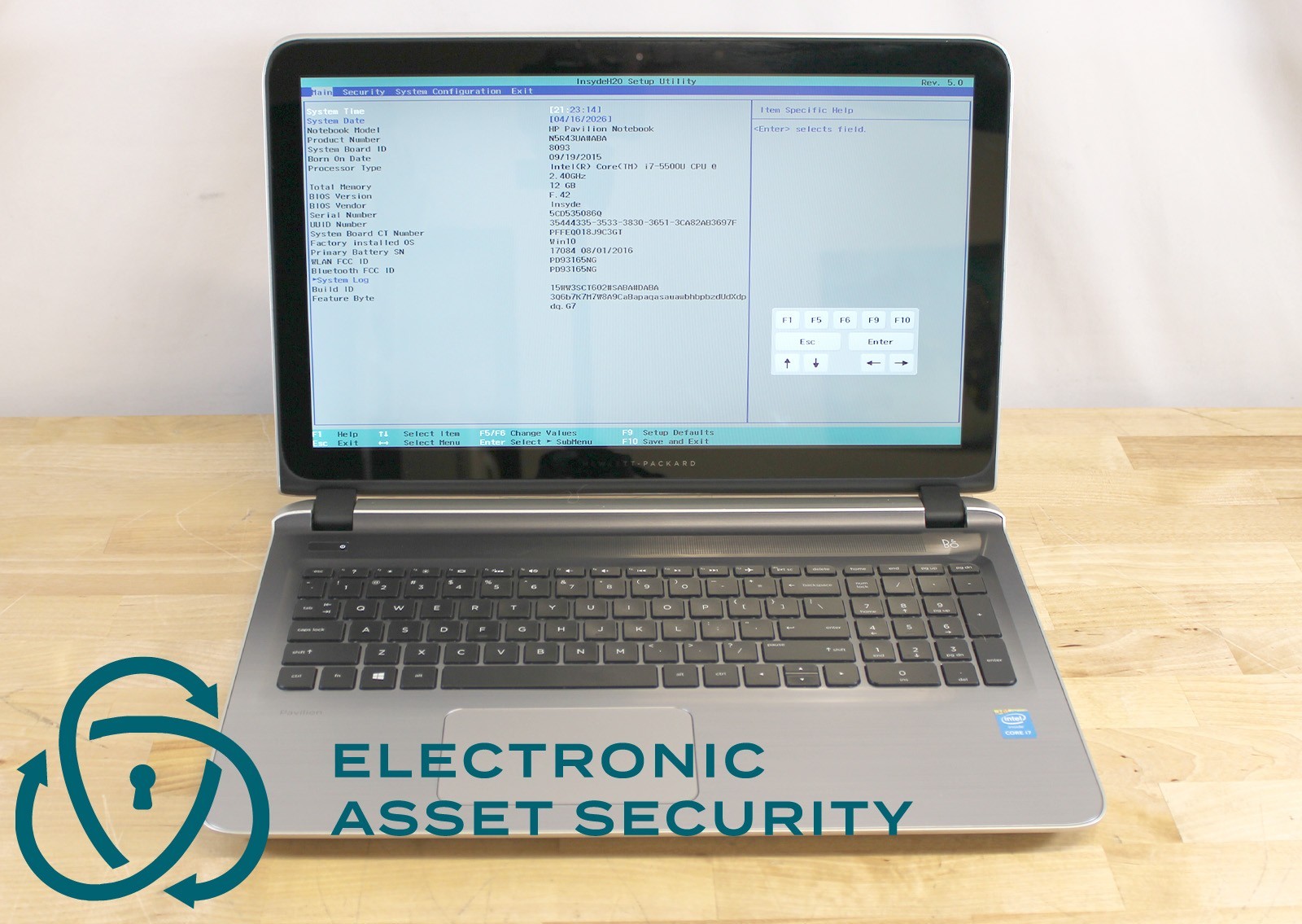 HP Pavilion 15-ab173cl i7-5500U 2.40GHz 12GB RAM (No Drive)