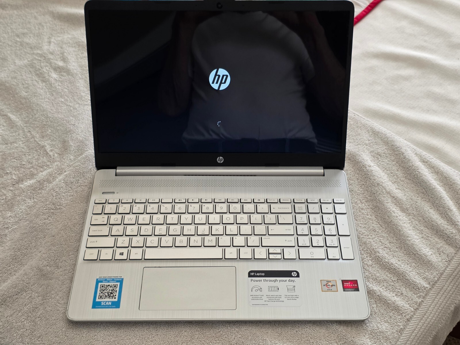 HP 15-ef1040nr/AMD Athlon Gold 3150U@2.4 GHz/256 GB M.2 SSD/16GB RAM/Win 11 PRo