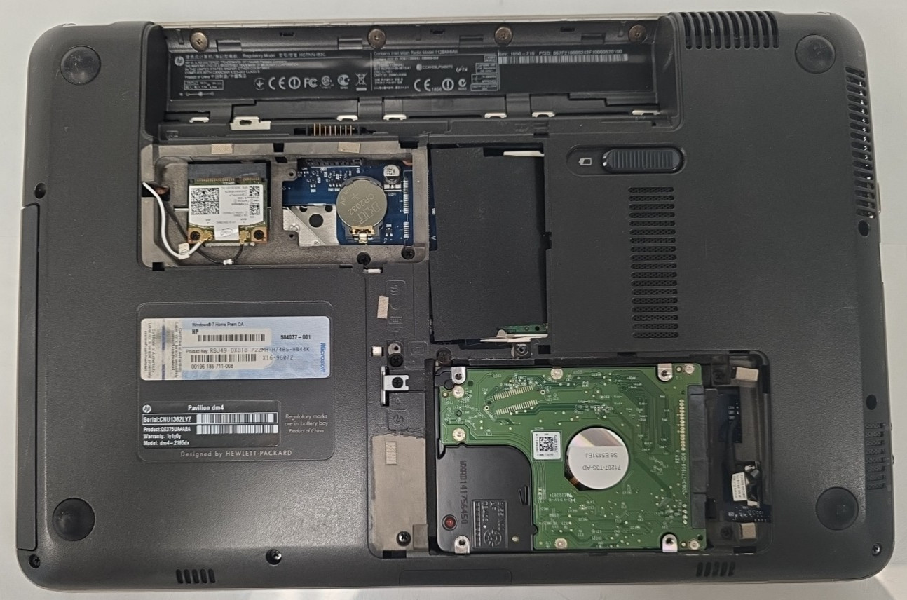 HP Pavilion DM4-2165dx| Intel Core i3-2330M| 6GB RAM| 320GB HDD| UBUNTU