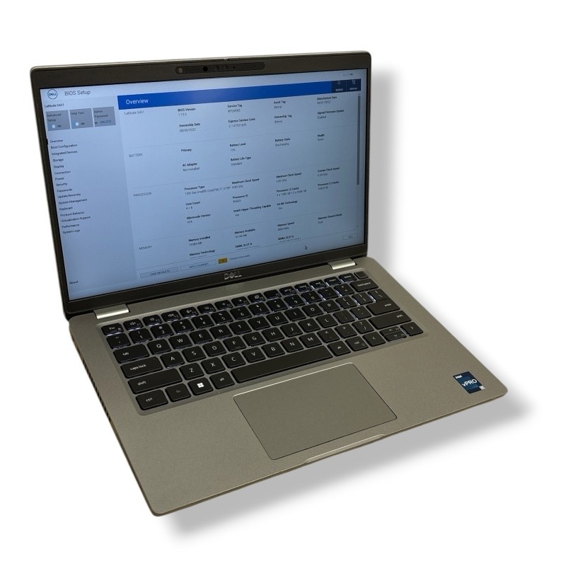 DELL LATITUDE 5431 FHD i7-1270P 16GB No HDD/OS MX550 (Bios Locked) Laptop