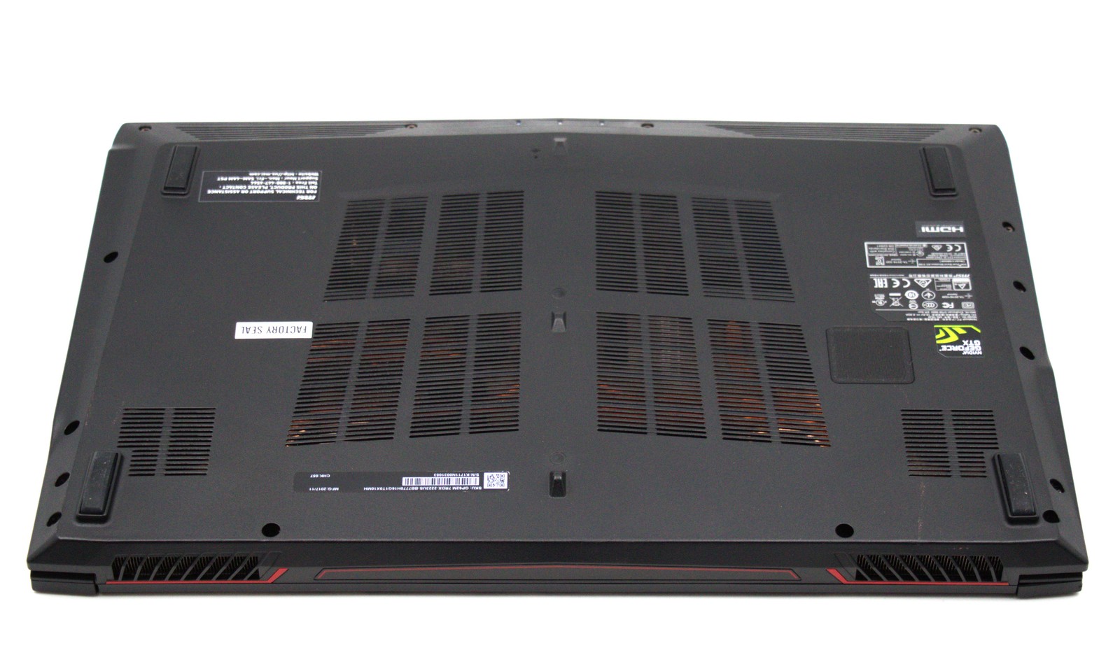 MSI GP62M 7RDX Leopard-2223US – FHD – i7-7700HQ – 16GB RAM – GTX 1050 – 1TB HDD