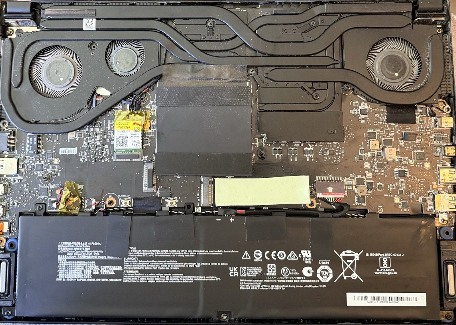 MSI Stealth GS66 12UGS i7-12700H Geforce RTX 3070 TI GPU READ