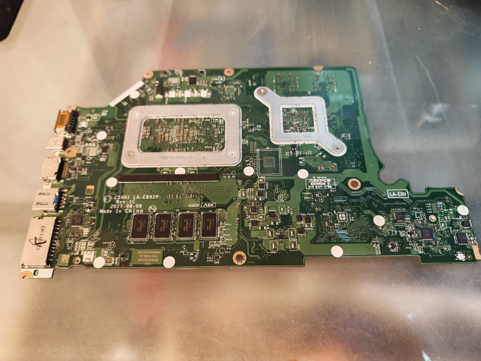 ACER A315-53 A515-51 MOTHERBOARD LA-E892P I3-7130U INTEL HD 620 GEFORCE MX130 #
