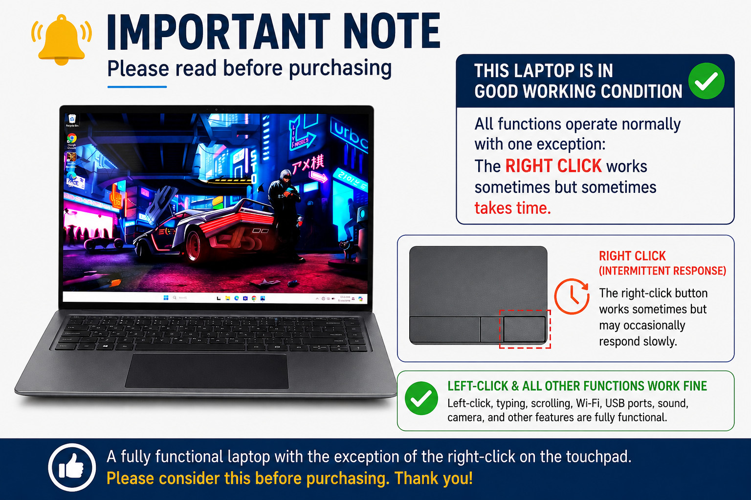 Dell Precision 5570 Laptop Touch, Intel i7-12th ( 32GB Ram+512 NVMe ) RTX A2000.