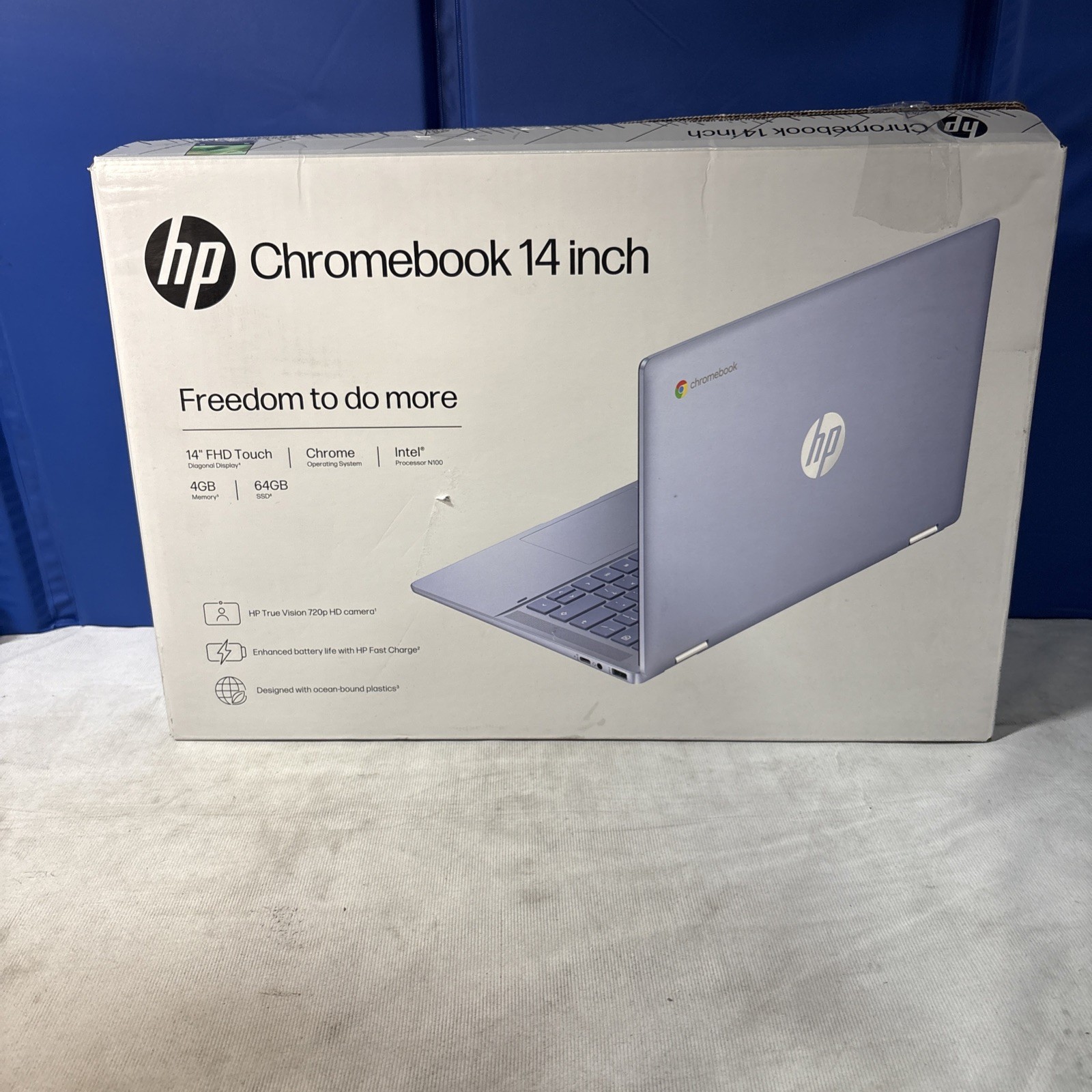 HP 14b-cd0130wm 14″ FHD Touchscreen Celeron N100 1GHz Intel UHD Graphics 4GB RAM