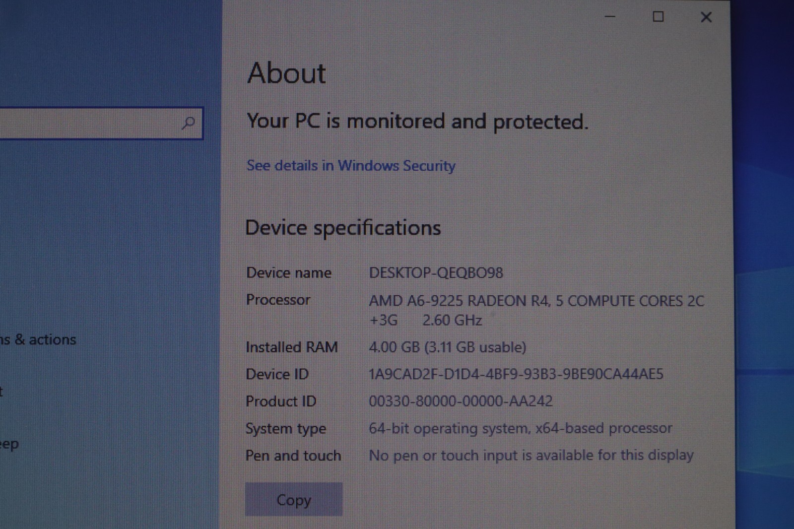 Lenovo Ideapad S145-15AST 15.6″ AMD A6-9225 **READ DESC #5