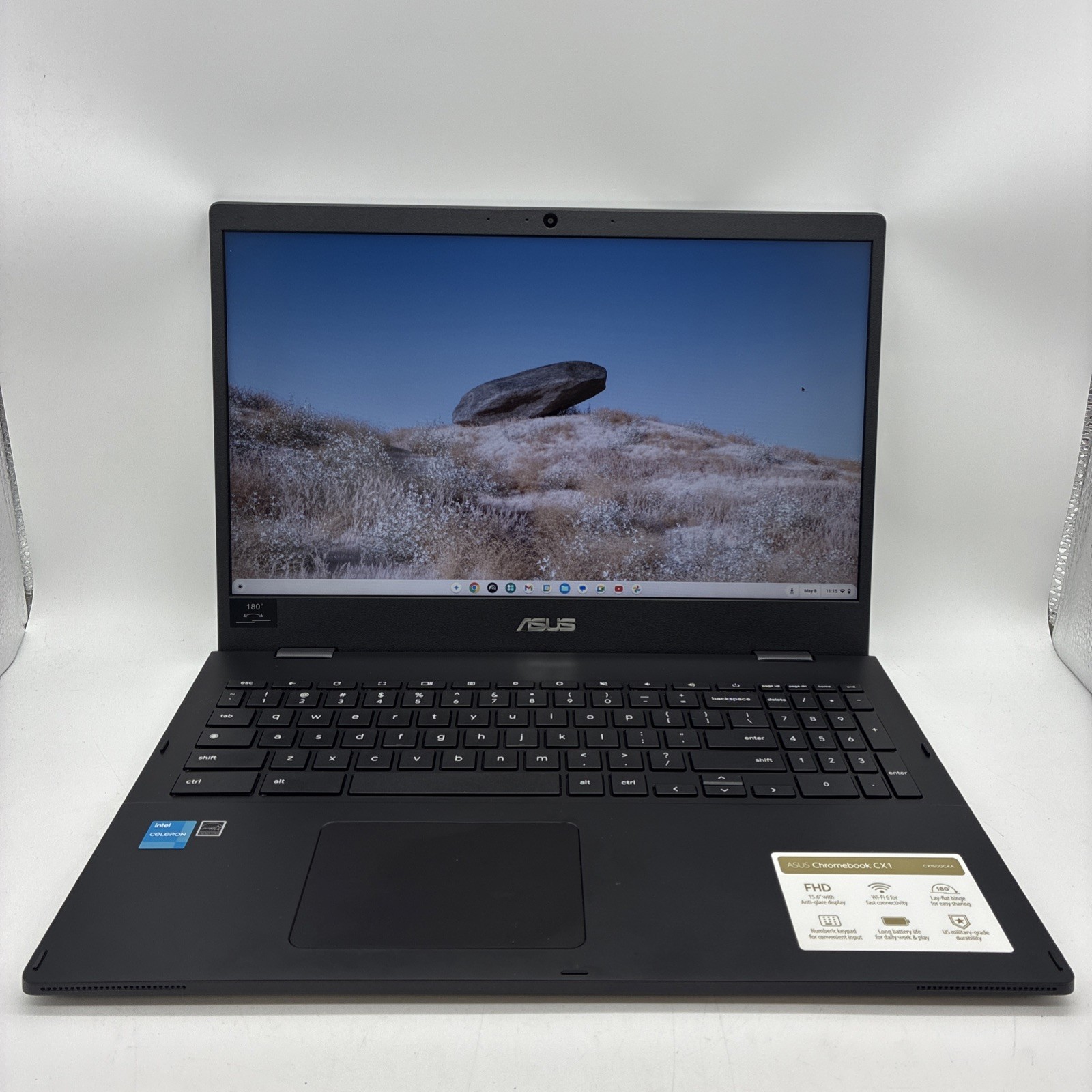 Asus Chromebook CX1 15.6″ Celeron N4500 4GB 64GB CX1500CKA-DH44F (L37)