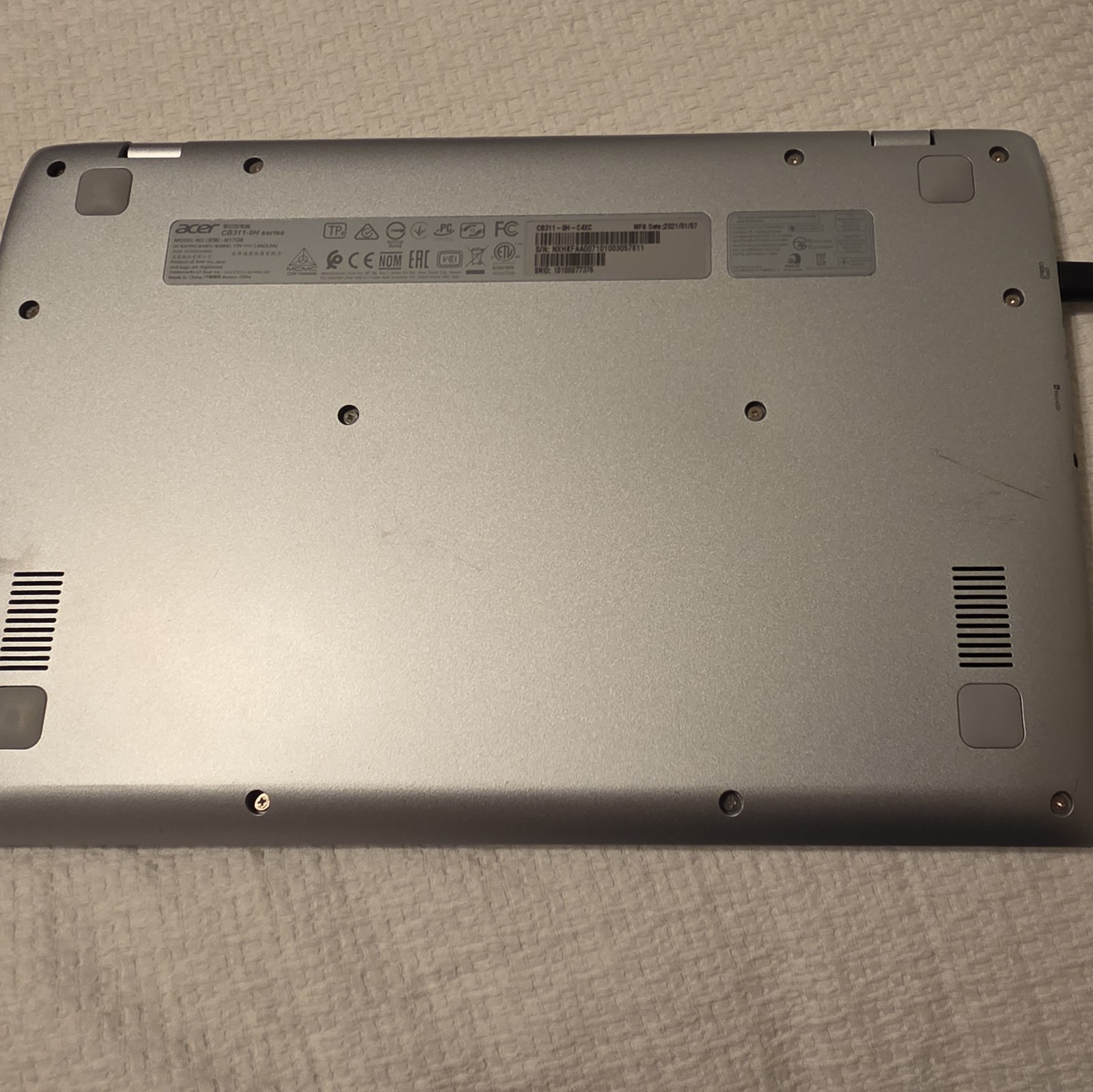 Acer Chromebook 311 N17Q8 CB311-9H Intel – 4Gb 32Gb 2x USB-C -comes with chatger