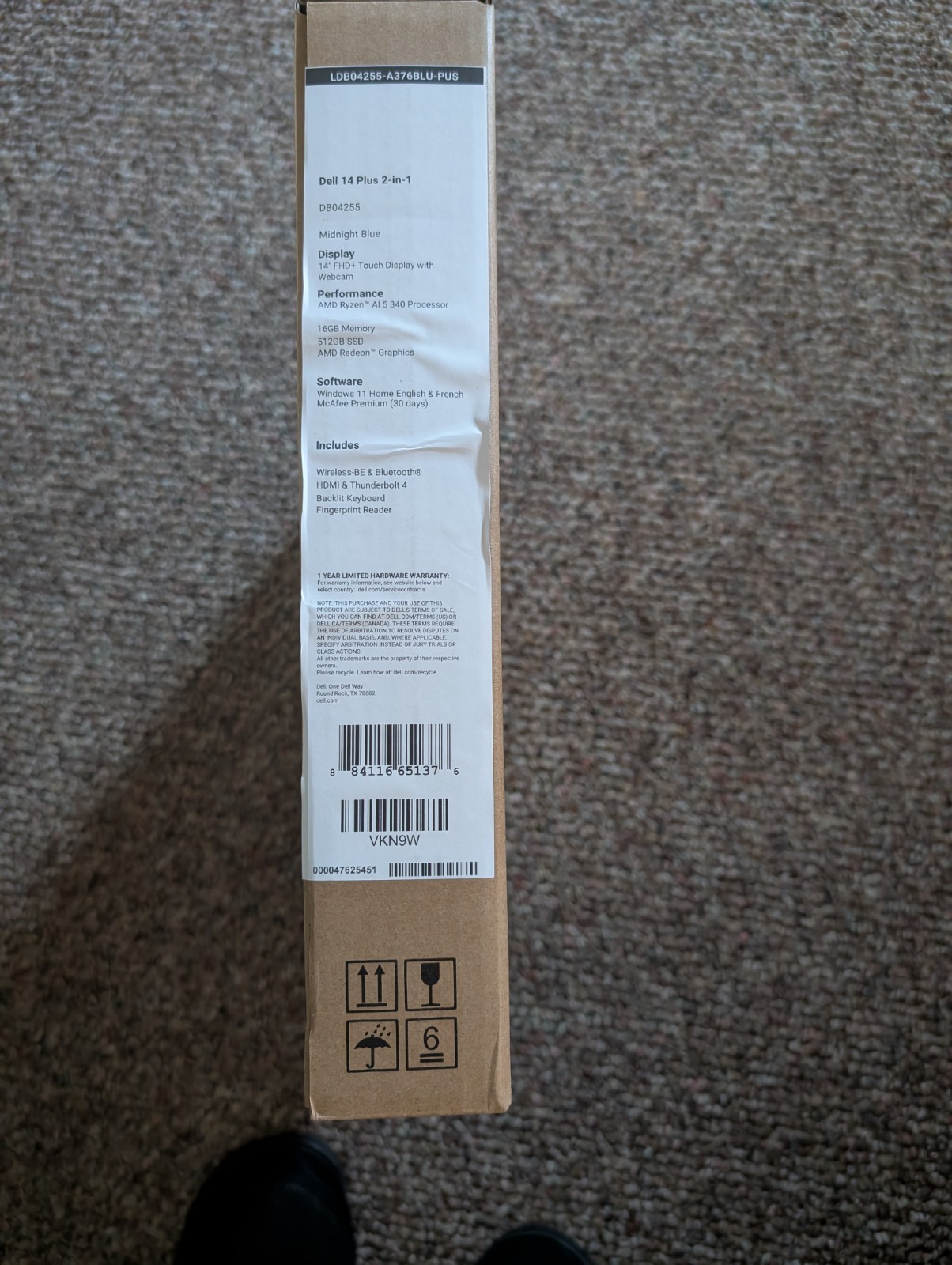 Dell 14 Plus 2-in-1 Touch Screen (NEW) AMD Ryzen AI 5 340 16GB 512GB