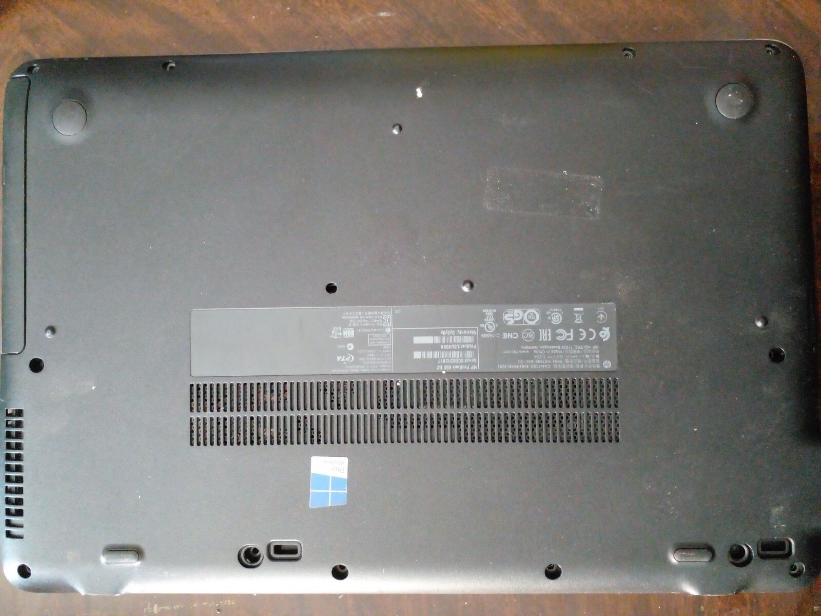 HP ProBook 650 G2 Intel i7-6th Gen @ 2.60 GHz 16 GB RAM 256 GB SSD Win 10 Pro