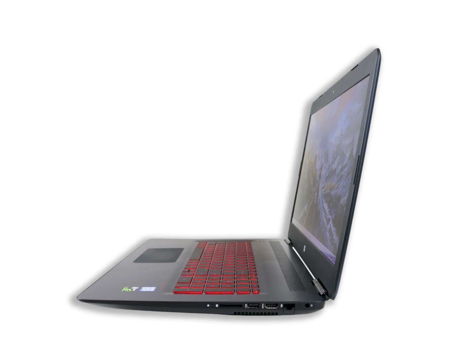 HP Omen 17t-w 17.3 Intel i7-7700HQ 16GB DDR4 256GB SSD+1TB HDD NVIDIA GTX 1050Ti