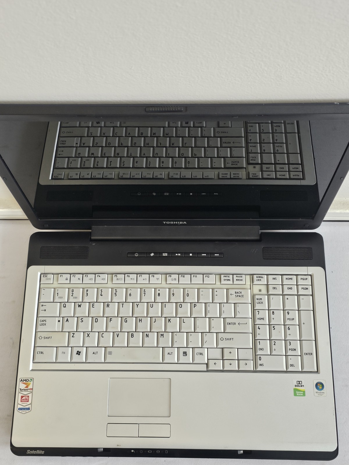 Toshiba Satellite P205D Laptop – AMD Turion 64 X2 – 2GB RAM – Parts/Repair READ