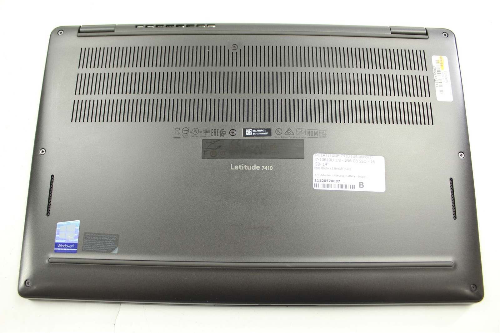 Dell Latitude 7410 14″ FHD i7-10610U 1.8GHz 256GB SSD 16GB RAM NO OS