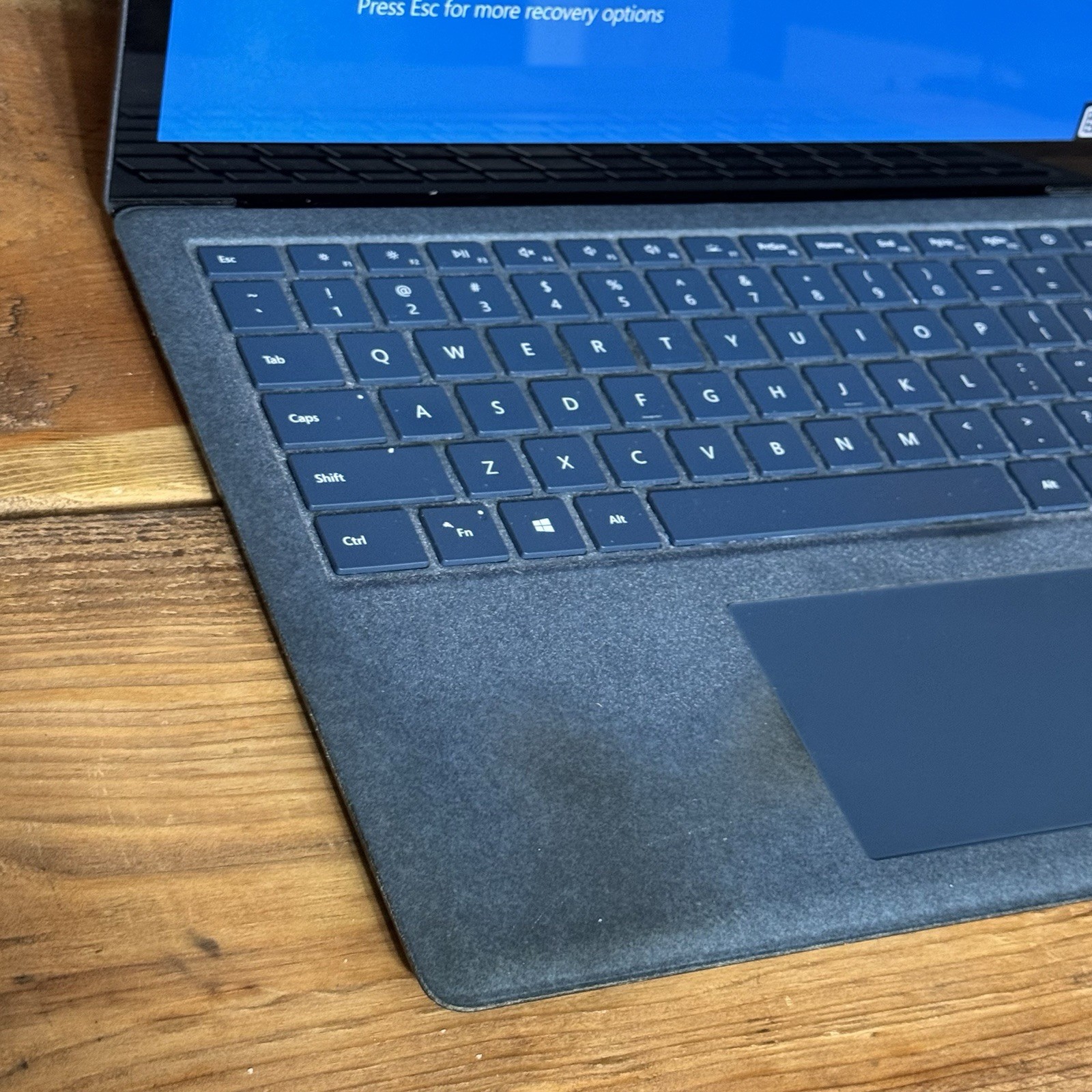 Microsoft Surface Laptop Model 1769- As Is condition Locked Navy Blue