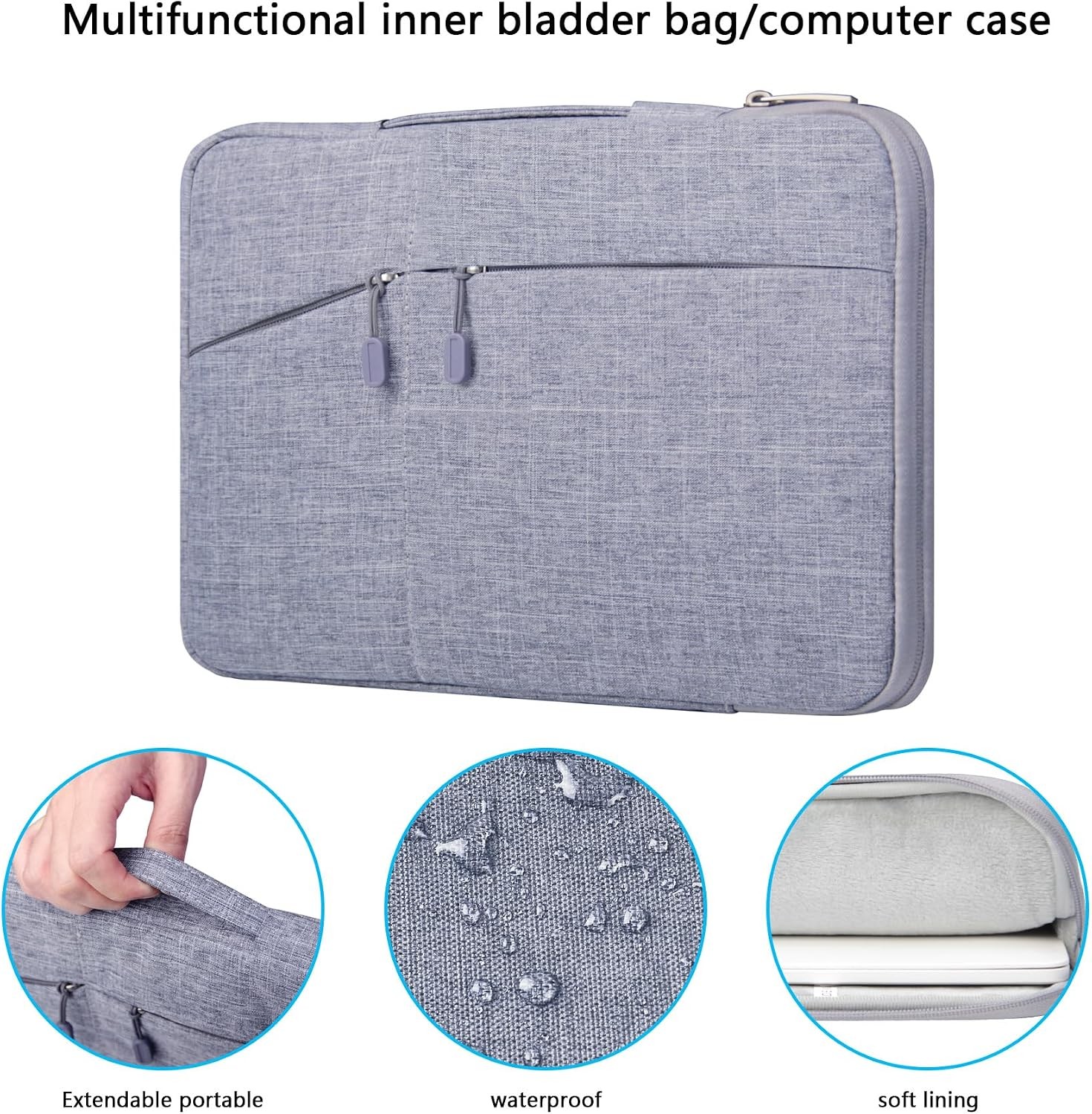 12inch Laptop Sleeve Case for Microsoft Surface Pro 12 2025, Surface Laptop Go 3